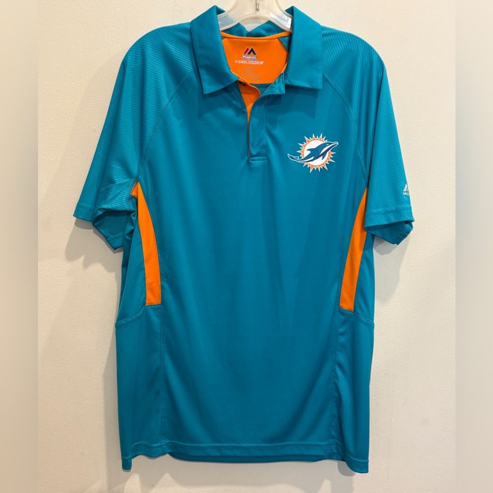 Miami Dolphins Majestic Short Sleeve Shirt